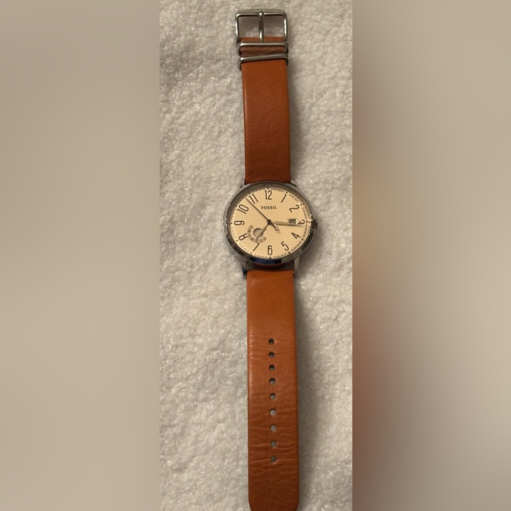Fossil Brown Leather Strap Women’s Watch